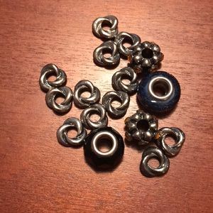 Lot of general beads for charm bracelet